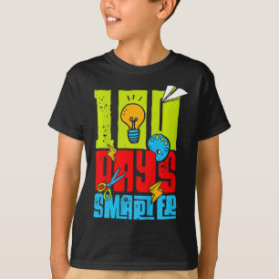 Camiseta 100.º Dia De Meninos Escolares 100 Dias De Escola 
