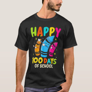 Camiseta 100.º dia de professor de escola 100 dias de chuva