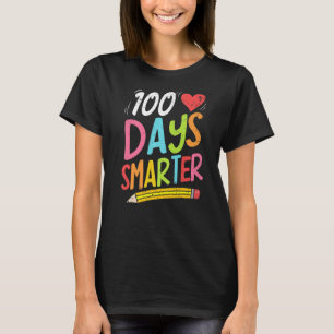 Camiseta 100.º dia de professor universitário 100 dias mais