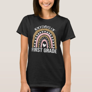 Camiseta 100.º Dia De Professora Do Primeiro Grau 100 Dias