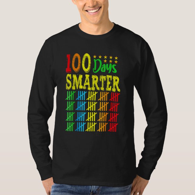Camiseta 100.º Dia de Professora Infantil Feliz 100 Da (Frente)