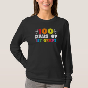 Camiseta 100. º Dia De Professores Do Primeiro Grau 100 Dia