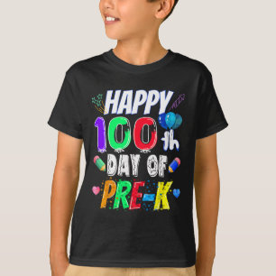 Camiseta 100.º Dia De Professores Presentes 100 Dias De Pro