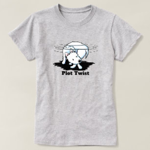 Camiseta 100% Algodão Caça ao Rabo do Westie Terri