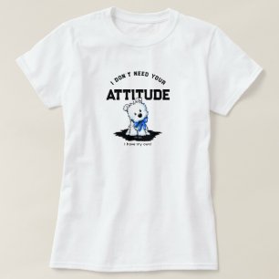 Camiseta 100% Algodão Cachorrinho Westie Terrier