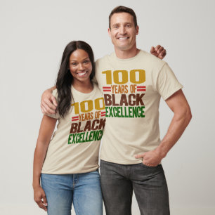 Camiseta 100 Anos de Excelência Negra