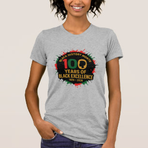 Camiseta 100 Anos de Excelência Negra – Orgulho Negro