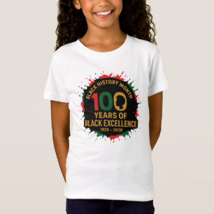 Camiseta 100 Anos de Excelência Negra – Orgulho Negro