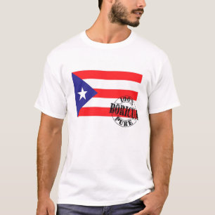 Camiseta 100% Boricua puro