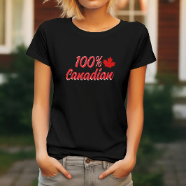 Camiseta 100% canadense