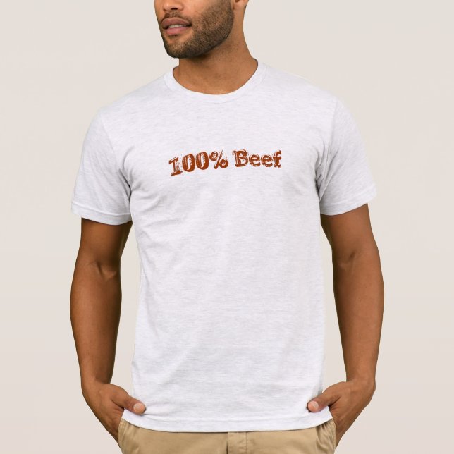 Camiseta 100% Carne de Bovino (Frente)
