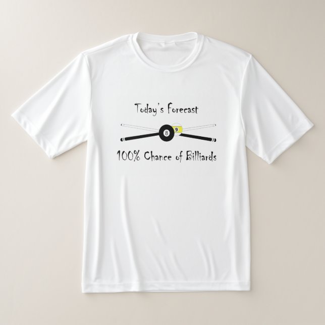 Camiseta 100% Chance de Biliard (Postura )