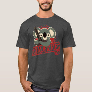 Camiseta 100 Cute Koala, koalificado, aprova o Funny Seal d