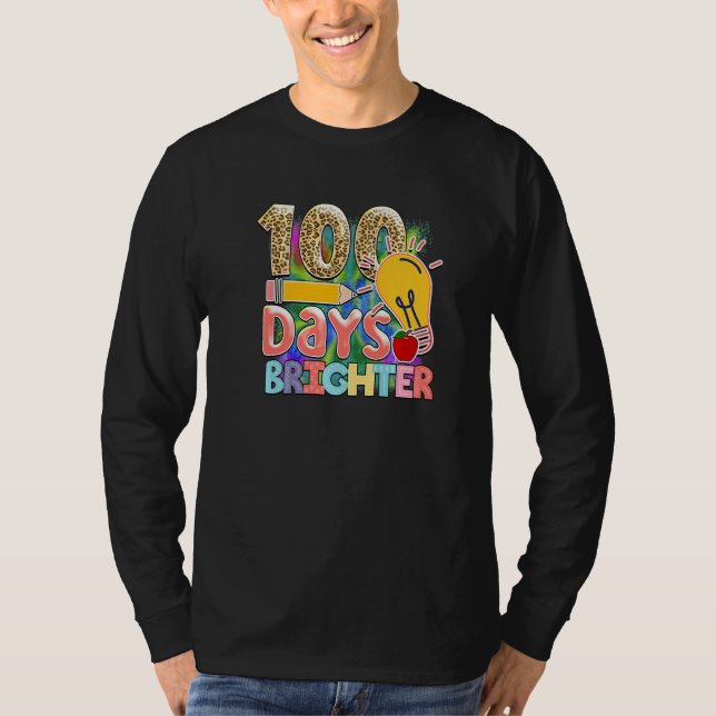 Camiseta 100 Days Bright  Student Teacher (Frente)