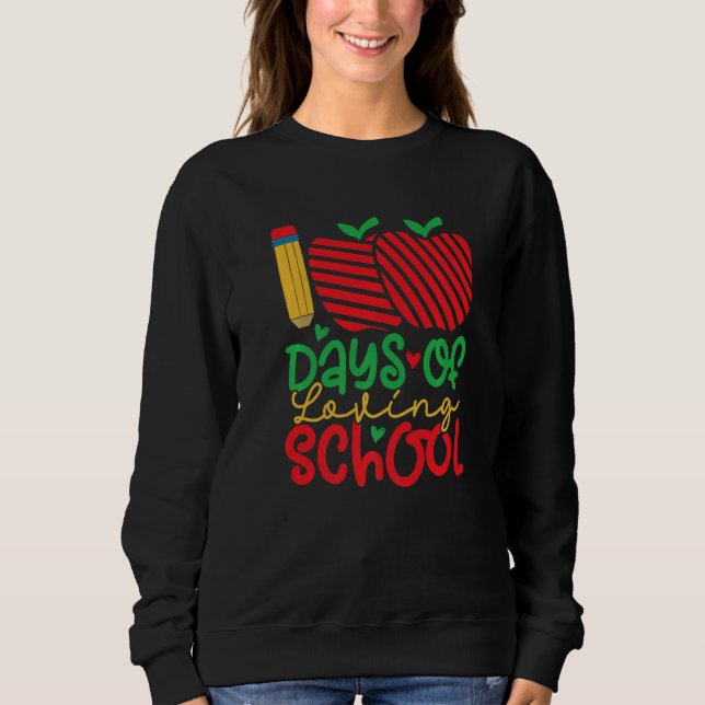 Camiseta 100 Days Loving School 100 Days Of School (Frente)