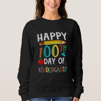 Camiseta 100 Days Of Kindergarten Happy 100th Day Of School