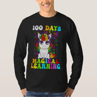 Camiseta 100 Days Of Magical Learning 100th Day Of School U