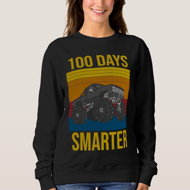 Camiseta 100 Days of School 100th Day 100 Days Smarter Mons (Frente)