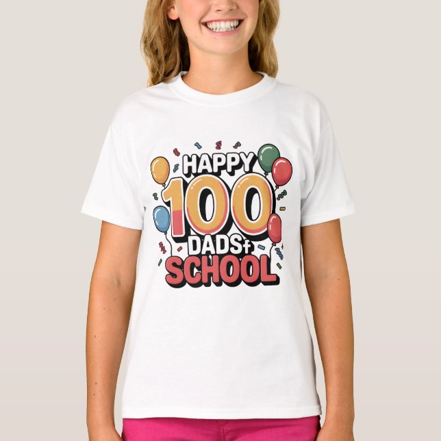 Camiseta 100 Days of School Celebration Tee (Frente)