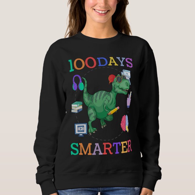 Camiseta 100 days of school dinosaur boys kids 100th day ki (Frente)
