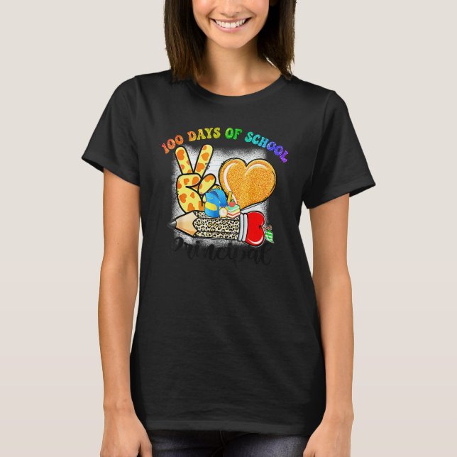 Camiseta 100 Days Of School Happy 100th Day Of School Princ (Frente)