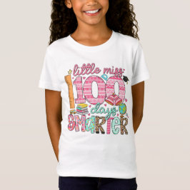 Camiseta 100 Days Smarter – Happy 100 Days of School