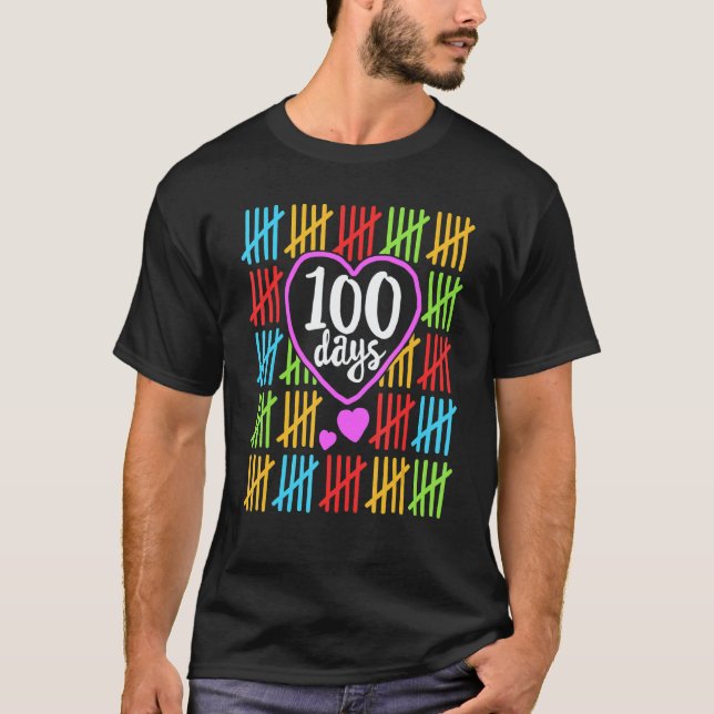 Camiseta 100 Days Smarter Happy 100th Day Of School Student (Frente)