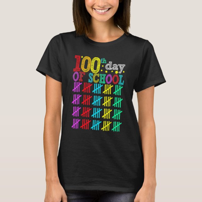 Camiseta 100 Days Smarter Happy 100th Day Of School Student (Frente)