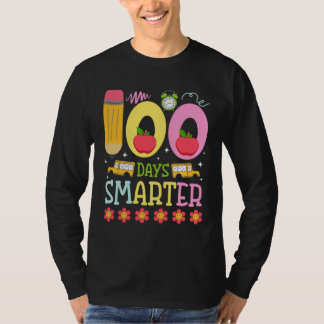 Camiseta 100 Days Smarter Happy 100th Day of School Teacher