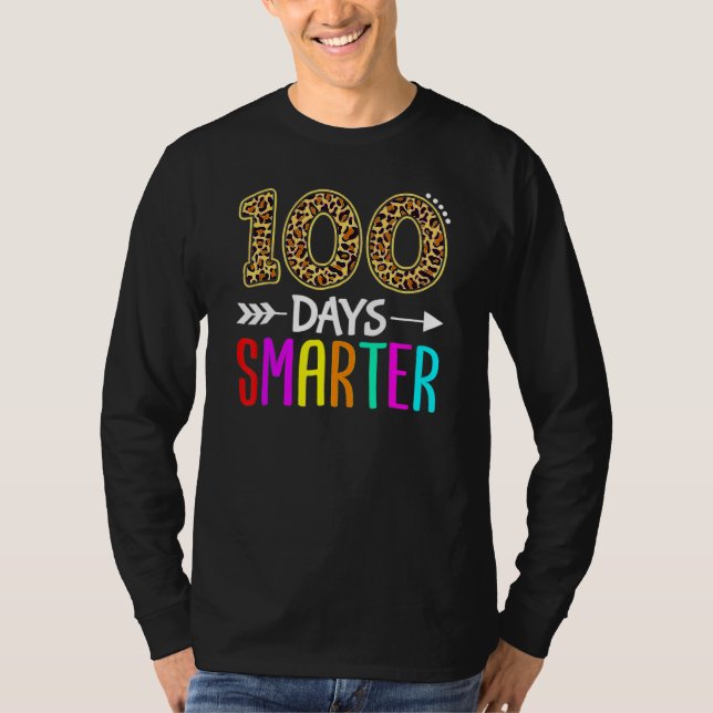 Camiseta 100 Days Smarter Kindergarten 100th Day Of School (Frente)
