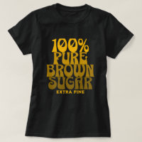 100% de açúcar castanho puro e melanina Unisex