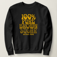 100% de açúcar castanho puro e melanina Unisex