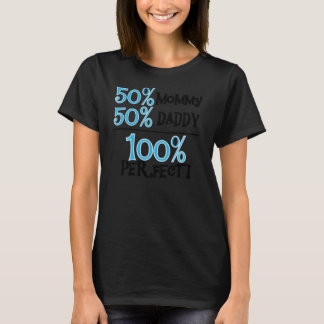 Camiseta 100% de azul perfeito