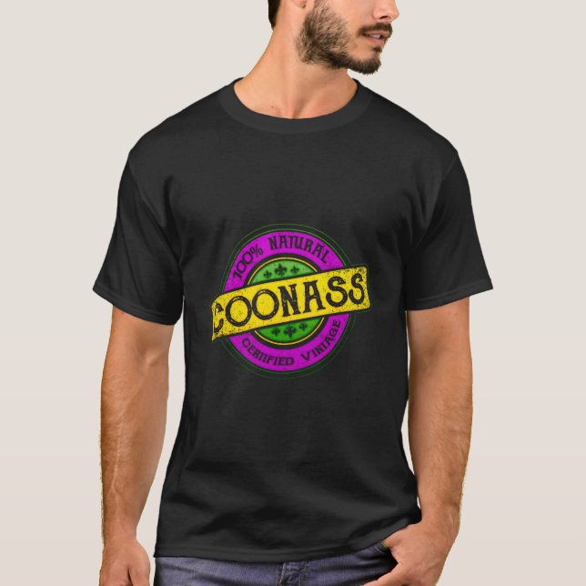 Camiseta 100% de capuz natural Cajun certificado de capuz (Frente)