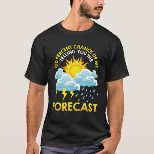 Camiseta 100% De Chance De Eu Dizer A Você O Previsto Mete