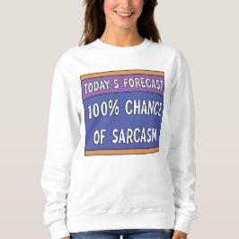Camiseta 100% de chance de sarcasmo