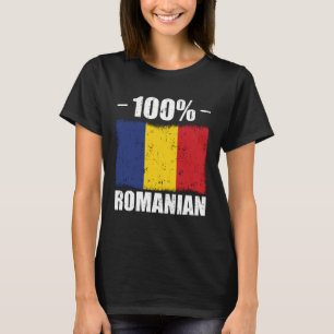 Camiseta 100% de romenos  Presente de férias na Romênia