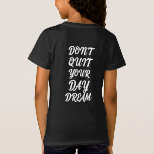 Camiseta 100% de roupas de algodão com fio penteado palavra