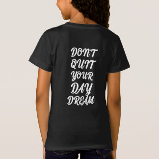 Camiseta 100% de roupas de algodão com fio penteado palavra