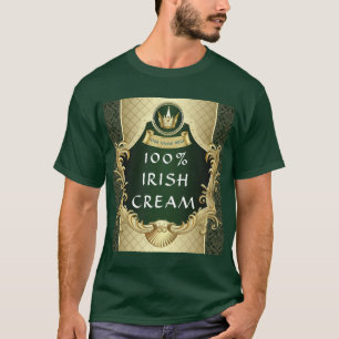 Camiseta 100% de Ruas irlandesas de creme, Risque de T-Shir