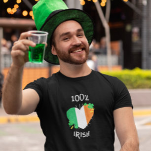 Camiseta 100% de Ruas IRLANDESAS. Dia de Patrick