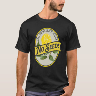 Camiseta 100 % De Sumo Sem Sementes Limão Vasectomia Piada