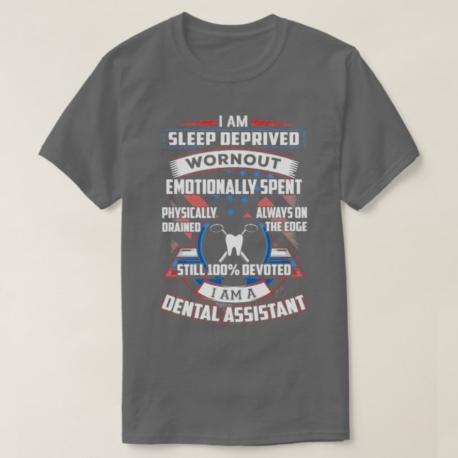 Camiseta 100 Dental Assistant (Frente do Design)