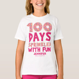 Camiseta 100 dias borrifados com 100 dias de escola diverti