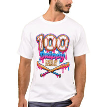 100 Dias Chuvosos de Escola Meninos de Beisebol In