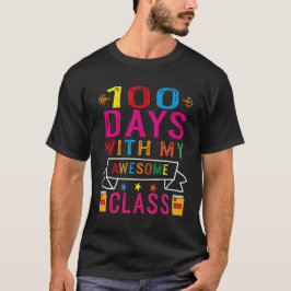 Camiseta 100 Dias Com A Minha Incrível Classe 100 Dias De E