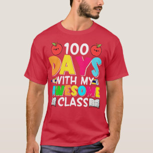 Camiseta 100 dias com a minha incrível turma