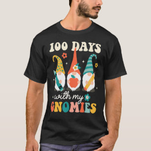 Camiseta 100 Dias Com Meus Gnomos 100 Dias De Groovy Escola
