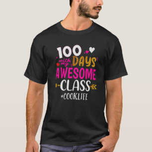 Camiseta 100 Dias Com Minha Incrível Escola Cook School