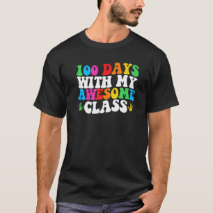 Camiseta 100 Dias Com Minha Turma Incrível 100º Dia de Aula